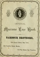 An illustration from The imperial macramé lace book. With numerous illustrations and instructions. Flax threads (1877)