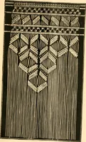An illustration from The imperial macramé lace book. With numerous illustrations and instructions. Flax threads (1877)