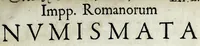 An illustration from Impp. romanorum numismata a Pompeio Magno ad Heraclium editio altera : multis nummorum millibus aucta (1601)