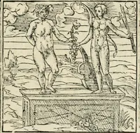 An illustration from Diverse imprese accommodate a diuerse moralità : con versi che i loro significati dichiarano insieme con molte altre nella lingua italiana non piu tradotte (1551)