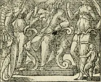 An illustration from Diverse imprese accommodate a diuerse moralità : con versi che i loro significati dichiarano insieme con molte altre nella lingua italiana non piu tradotte (1551)