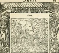 An illustration from Diverse imprese accommodate a diuerse moralità : con versi che i loro significati dichiarano insieme con molte altre nella lingua italiana non piu tradotte (1551)