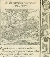 An illustration from Diverse imprese accommodate a diuerse moralità : con versi che i loro significati dichiarano insieme con molte altre nella lingua italiana non piu tradotte (1551)