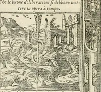 Picture 43 of 412 from Diverse imprese accommodate a diuerse moralità : con versi che i loro significati dichiarano insieme con molte altre nella lingua italiana non piu tradotte (1551), leaf 27