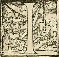 An illustration from Diverse imprese accommodate a diuerse moralità : con versi che i loro significati dichiarano insieme con molte altre nella lingua italiana non piu tradotte (1551)