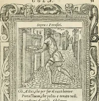 Picture 187 of 412 from Diverse imprese accommodate a diuerse moralità : con versi che i loro significati dichiarano insieme con molte altre nella lingua italiana non piu tradotte (1551), leaf 96
