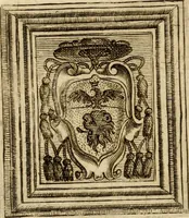 An illustration from Imprese dell' Offitioso, accademico intronato (1628)