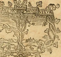 An illustration from Imprese dell' Offitioso, accademico intronato (1628)
