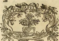 An illustration from Imprese dell' Offitioso, accademico intronato (1628)