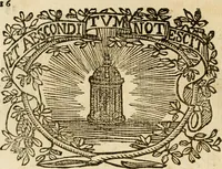 An illustration from Imprese dell' Offitioso, accademico intronato (1628)