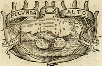 An illustration from Imprese dell' Offitioso, accademico intronato (1628)