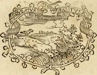 An illustration from Imprese dell' Offitioso, accademico intronato (1628)