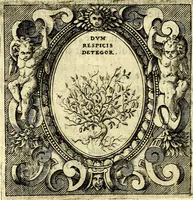 An illustration from Imprese illustri di diuersi, coi discorsi di Camillo Camilli, et con le figure intagliate in rame di Girolamo Porro Padouano .. (1586)