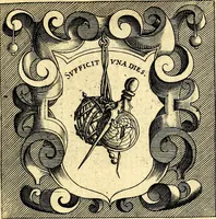 An illustration from Imprese illustri di diuersi, coi discorsi di Camillo Camilli, et con le figure intagliate in rame di Girolamo Porro Padouano .. (1586)