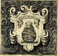 An illustration from Imprese illustri di diuersi, coi discorsi di Camillo Camilli, et con le figure intagliate in rame di Girolamo Porro Padouano .. (1586)
