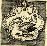 An illustration from Imprese illustri di diuersi, coi discorsi di Camillo Camilli, et con le figure intagliate in rame di Girolamo Porro Padouano .. (1586)