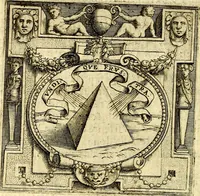 An illustration from Imprese illustri di diuersi, coi discorsi di Camillo Camilli, et con le figure intagliate in rame di Girolamo Porro Padouano .. (1586)