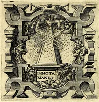 An illustration from Imprese illustri di diuersi, coi discorsi di Camillo Camilli, et con le figure intagliate in rame di Girolamo Porro Padouano .. (1586)