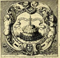 An illustration from Imprese illustri di diuersi, coi discorsi di Camillo Camilli, et con le figure intagliate in rame di Girolamo Porro Padouano .. (1586)