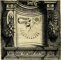An illustration from Imprese illustri di diuersi, coi discorsi di Camillo Camilli, et con le figure intagliate in rame di Girolamo Porro Padouano .. (1586)