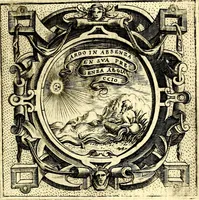An illustration from Imprese illustri di diuersi, coi discorsi di Camillo Camilli, et con le figure intagliate in rame di Girolamo Porro Padouano .. (1586)