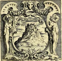 An illustration from Imprese illustri di diuersi, coi discorsi di Camillo Camilli, et con le figure intagliate in rame di Girolamo Porro Padouano .. (1586)