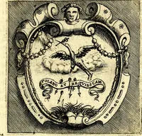 An illustration from Imprese illustri di diuersi, coi discorsi di Camillo Camilli, et con le figure intagliate in rame di Girolamo Porro Padouano .. (1586)