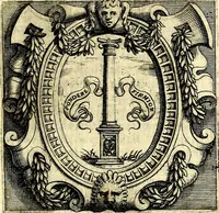 An illustration from Imprese illustri di diuersi, coi discorsi di Camillo Camilli, et con le figure intagliate in rame di Girolamo Porro Padouano .. (1586)