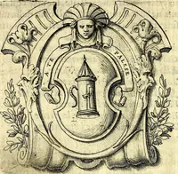 An illustration from Imprese illustri di diuersi, coi discorsi di Camillo Camilli, et con le figure intagliate in rame di Girolamo Porro Padouano .. (1586)
