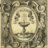 An illustration from Imprese illustri di diuersi, coi discorsi di Camillo Camilli, et con le figure intagliate in rame di Girolamo Porro Padouano .. (1586)