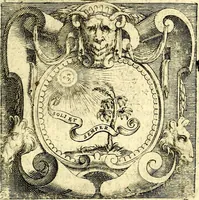 An illustration from Imprese illustri di diuersi, coi discorsi di Camillo Camilli, et con le figure intagliate in rame di Girolamo Porro Padouano .. (1586)
