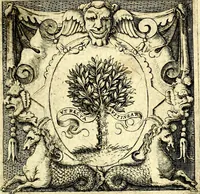 An illustration from Imprese illustri di diuersi, coi discorsi di Camillo Camilli, et con le figure intagliate in rame di Girolamo Porro Padouano .. (1586)