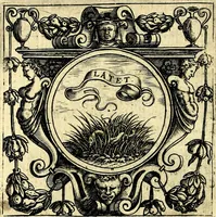 An illustration from Imprese illustri di diuersi, coi discorsi di Camillo Camilli, et con le figure intagliate in rame di Girolamo Porro Padouano .. (1586)