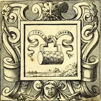 An illustration from Imprese illustri di diuersi, coi discorsi di Camillo Camilli, et con le figure intagliate in rame di Girolamo Porro Padouano .. (1586)