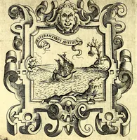 An illustration from Imprese illustri di diuersi, coi discorsi di Camillo Camilli, et con le figure intagliate in rame di Girolamo Porro Padouano .. (1586)