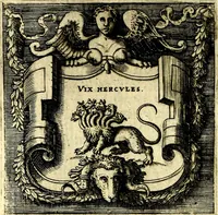 An illustration from Imprese illustri di diuersi, coi discorsi di Camillo Camilli, et con le figure intagliate in rame di Girolamo Porro Padouano .. (1586)