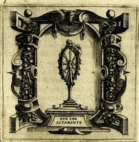 An illustration from Imprese illustri di diuersi, coi discorsi di Camillo Camilli, et con le figure intagliate in rame di Girolamo Porro Padouano .. (1586)