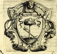 An illustration from Imprese illustri di diuersi, coi discorsi di Camillo Camilli, et con le figure intagliate in rame di Girolamo Porro Padouano .. (1586)