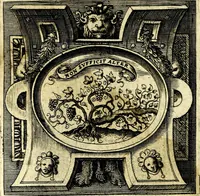 An illustration from Imprese illustri di diuersi, coi discorsi di Camillo Camilli, et con le figure intagliate in rame di Girolamo Porro Padouano .. (1586)