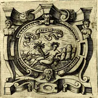 An illustration from Imprese illustri di diuersi, coi discorsi di Camillo Camilli, et con le figure intagliate in rame di Girolamo Porro Padouano .. (1586)