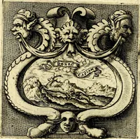 An illustration from Imprese illustri di diuersi, coi discorsi di Camillo Camilli, et con le figure intagliate in rame di Girolamo Porro Padouano .. (1586)