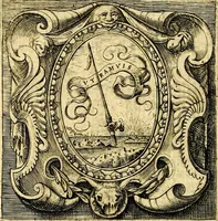 An illustration from Imprese illustri di diuersi, coi discorsi di Camillo Camilli, et con le figure intagliate in rame di Girolamo Porro Padouano .. (1586)