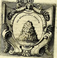 An illustration from Imprese illustri di diuersi, coi discorsi di Camillo Camilli, et con le figure intagliate in rame di Girolamo Porro Padouano .. (1586)