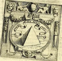 An illustration from Imprese illustri di diuersi, coi discorsi di Camillo Camilli, et con le figure intagliate in rame di Girolamo Porro Padouano .. (1586)