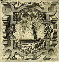 An illustration from Imprese illustri di diuersi, coi discorsi di Camillo Camilli, et con le figure intagliate in rame di Girolamo Porro Padouano .. (1586)