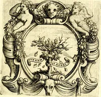 An illustration from Imprese illustri di diuersi, coi discorsi di Camillo Camilli, et con le figure intagliate in rame di Girolamo Porro Padouano .. (1586)