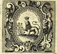An illustration from Imprese illustri di diuersi, coi discorsi di Camillo Camilli, et con le figure intagliate in rame di Girolamo Porro Padouano .. (1586)