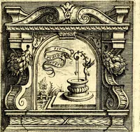 Picture 115 of 230 from Imprese illustri di diuersi, coi discorsi di Camillo Camilli, et con le figure intagliate in rame di Girolamo Porro Padouano .. (1586), leaf 164