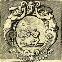 An illustration from Imprese illustri di diuersi, coi discorsi di Camillo Camilli, et con le figure intagliate in rame di Girolamo Porro Padouano .. (1586)