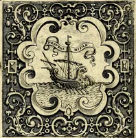 An illustration from Imprese illustri di diuersi, coi discorsi di Camillo Camilli, et con le figure intagliate in rame di Girolamo Porro Padouano .. (1586)